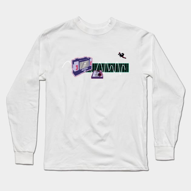 Soundwave Long Sleeve T-Shirt by ActionNate